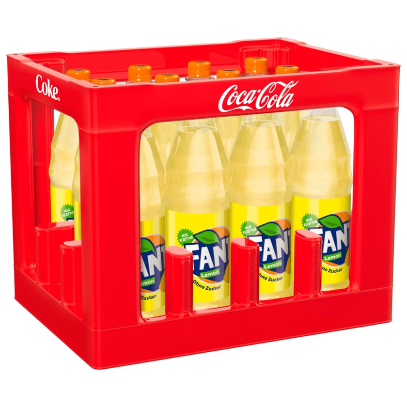 Fanta Lemon ohne Zucker 12x1l